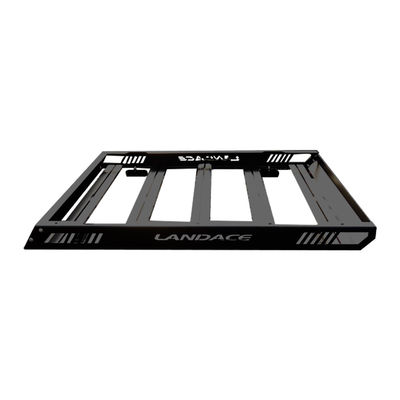 Cesto de estante de telhado revestido em pó preto para Jeep Wrangler Design personalizado de aço inoxidável